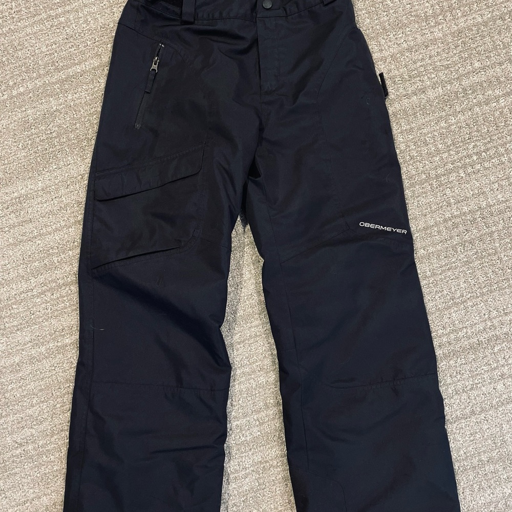 Obermeyer Boys Ski Pants, size Teen Large, black